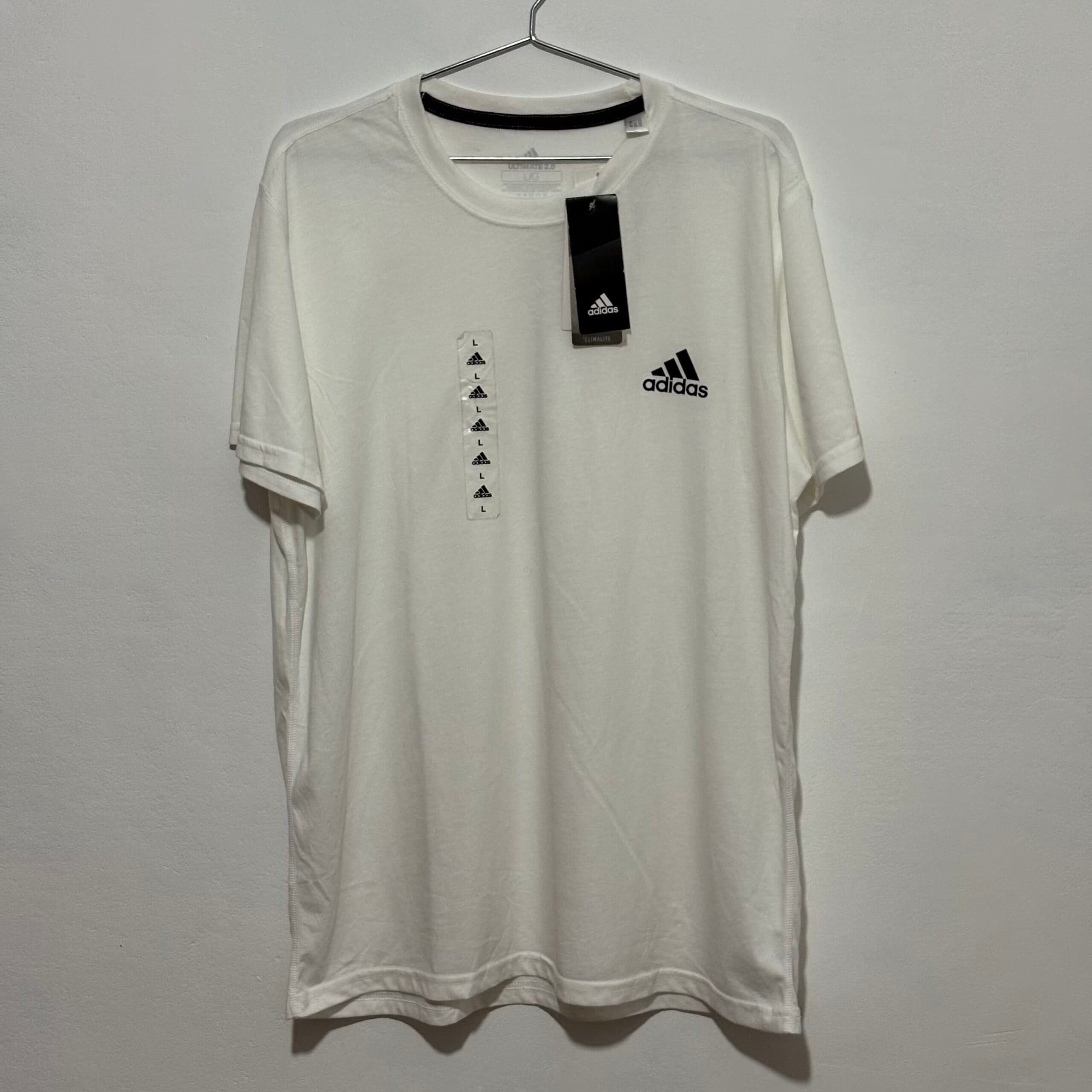 Remera Adidas blanca